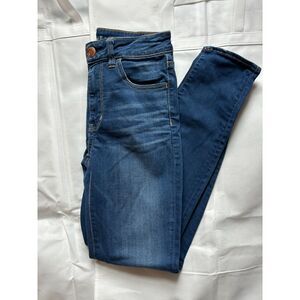 Women's American Eagle Hi-Rise Jegging Crop Jeans - Super Stretch, Size 6